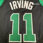 Men's Boston Celtics Irving #11 Black Swingman Jersey - Statement Edition - thejerseys