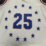Men's Philadelphia 76ers Simmons #25 White Swingman Jersey - thejerseys