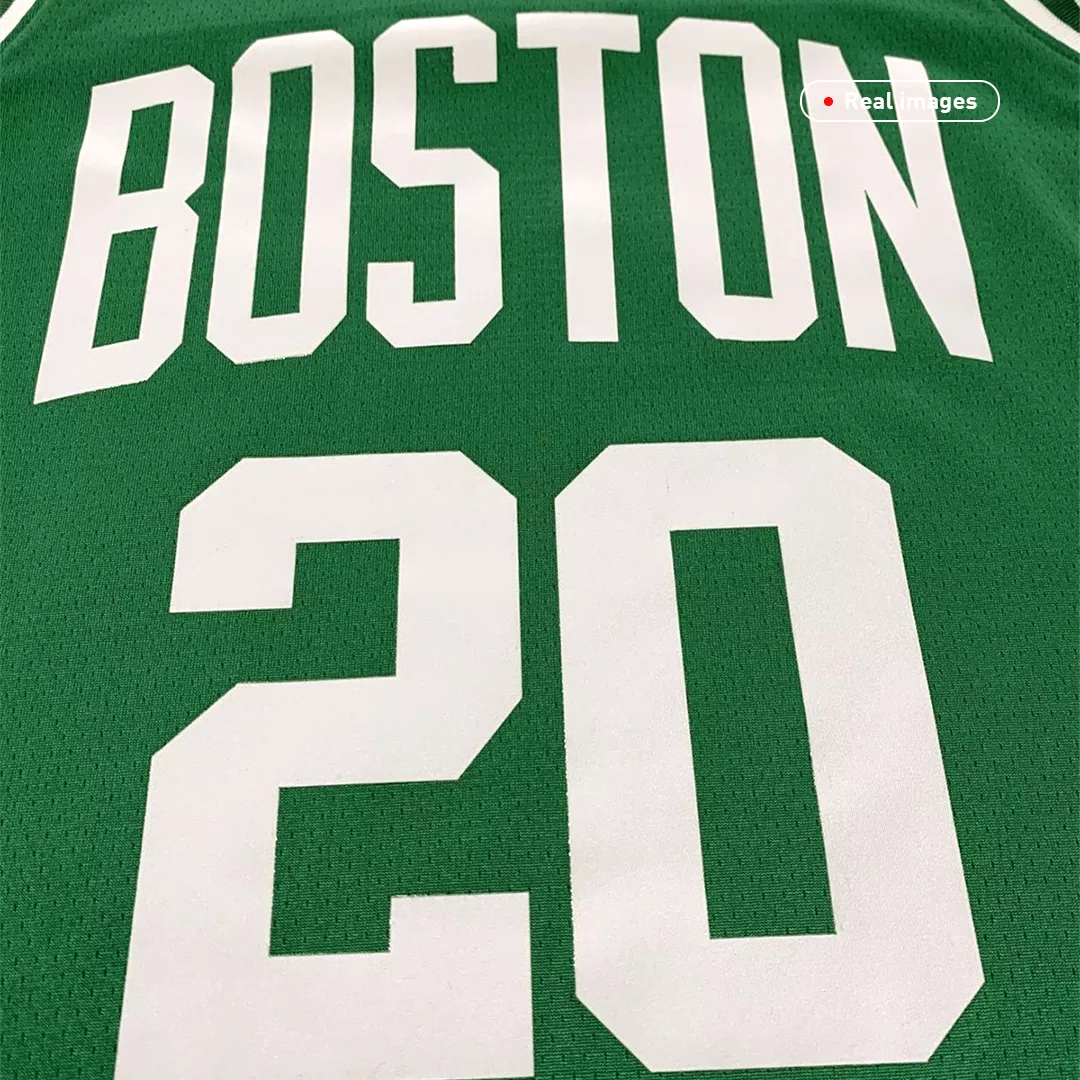 Men's Boston Celtics Gordon Hayward #20 Green Swingman Jersey - Icon Edition - thejerseys