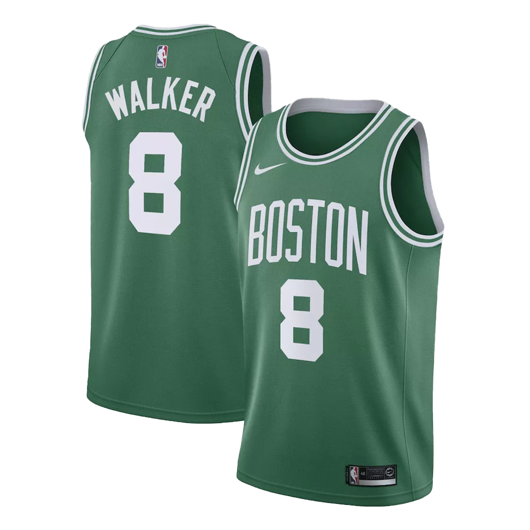 Men's Boston Celtics Walker #8 Green Swingman Jersey 2019/20 - Icon Edition