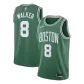 Men's Boston Celtics Walker #8 Green Swingman Jersey 2019/20 - Icon Edition - thejerseys