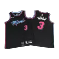 Men's Miami Heat Dwyane Wade #3 Black Swingman Jersey - thejerseys