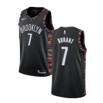 Men's Brooklyn Nets Kevin Durant #7 Nike Black 2019/20 Swingman NBA Jersey - City Edition