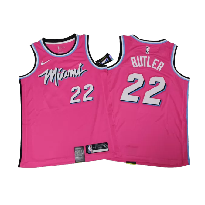 Men's Miami Heat Butler #22 Pink Swingman Jersey 2019/20 - City Edition - thejerseys
