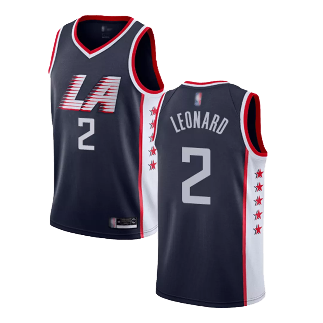 NBA Nike Los Angeles Clippers Kawhi Leonard #2 Jersey Blue Basketball S-4  New