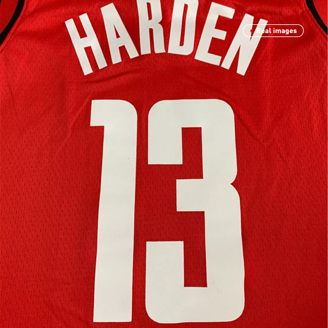 Men's Houston Rockets James Harden #13 Red Swingman Jersey 2019/20 - Icon Edition - thejerseys