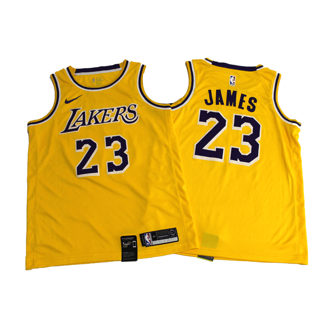 lebron yellow lakers jersey