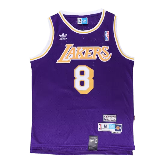Kobe Bryant #24 Adidas Los Angeles Lakers LA Basketball Jersey Purple Size XL
