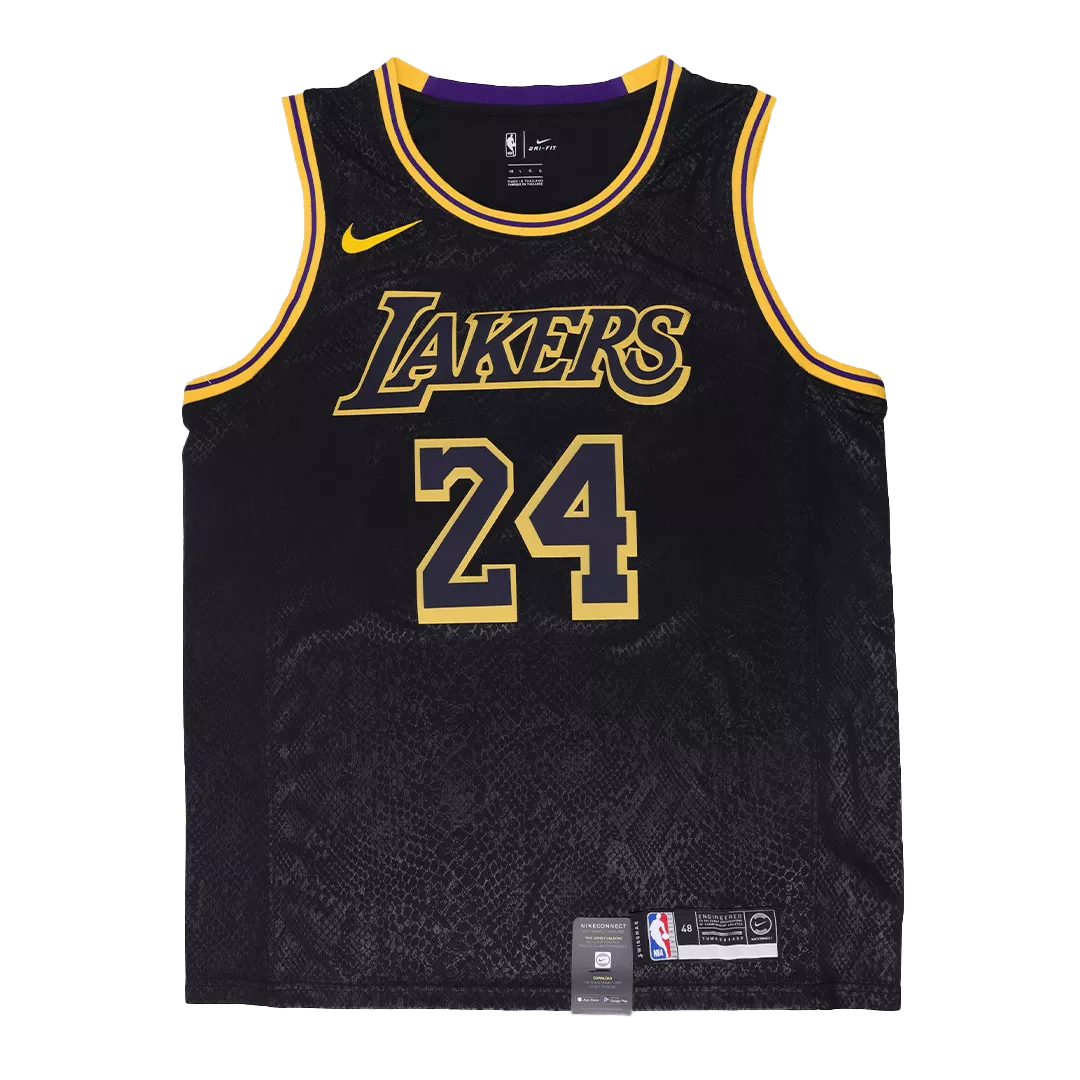 Men's Los Angeles Lakers Bryant #24 Black Swingman Jersey - thejerseys