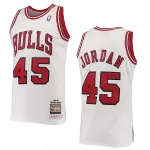 Men's Chicago Bulls Jordan #45 Mitchell & Ness White 1994/95 Swingman NBA Jersey - thejerseys