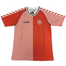 Denmark Home Retro Soccer Jersey 1986 - thejerseys