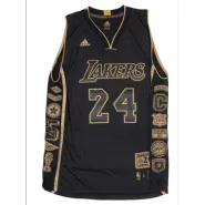 Men's Los Angeles Lakers Kobe Bryant #24 Adidas Black Swingman NBA Jersey - thejerseys