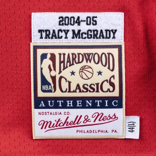 Men's Houston Rockets Tracy McGrady #1 Red Hardwood Classics Jersey 2004/05 - thejerseys