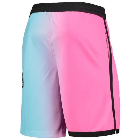 Miami Marlins City Edition Mesh Shorts - Light Blue