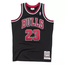 Men's Chicago Bulls Michael Jordan #23 Mitchell & Ness Black 1997-98 Hardwood Classics Player Jersey - thejerseys