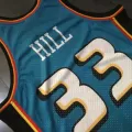 Men's Detroit Pistons Grant Hill #33 Blue Hardwood Classics Swingman Jersey 1998/99 - thejerseys