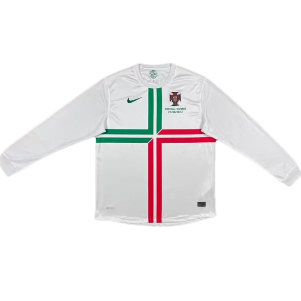 Portugal Away Retro Long Sleeve Soccer Jersey 2012 - thejerseys