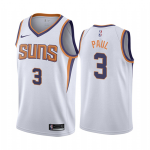Men's Phoenix Suns Chris Paul #3 Nike White 2019/20 Swingman NBA Jersey - Association Edition