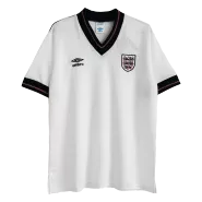 England Home Retro Soccer Jersey 1984/87 - thejerseys