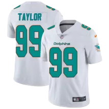 Men Miami Dolphins Dolphins Taylor #99 Nike White Vapor Limited Jersey - thejerseys