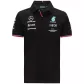 Mercedes AMG Petronas F1 Racing Team Polo - Black 2021 - thejerseys