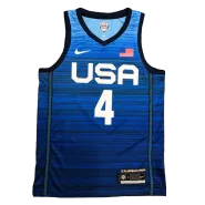 Men's U.S. Men's Basketball Team Bradley Beal #4 Navy Swingman Jersey 2021 - thejerseys