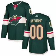 Men Minnesota Wild Adidas Custom NHL Jersey - thejerseys