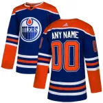 Men Edmonton Oilers Adidas Custom NHL Jersey - thejerseys