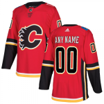 Men Calgary Flames Adidas Custom NHL Jersey