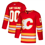 Men Calgary Flames Adidas Custom NHL Jersey