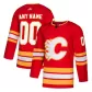 Men Calgary Flames Adidas Custom NHL Jersey - thejerseys