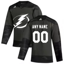 Men Tampa Bay Lightning Adidas Custom NHL Jersey - thejerseys