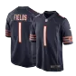 Chicago Bears Justin Fields #1 Nike Navy Vapor Limited Jersey - thejerseys