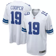 Dallas Cowboys COOPER #19 Nike White Player Game Jersey - thejerseys