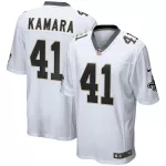 Men New Orleans Saints KAMARA #41 Nike White Game Jersey - thejerseys