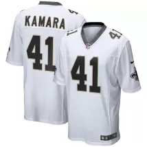 Men New Orleans Saints KAMARA #41 Nike White Game Jersey - thejerseys
