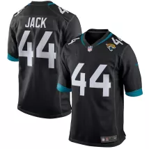 Men Jacksonville Jaguars Jack #44 Nike Black Game Jersey - thejerseys