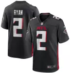 Men Atlanta Falcons RYAN #2 Nike Black Game Jersey - thejerseys
