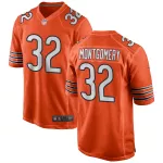 Chicago Bears Bears MONTGOMERY #32 Nike Orange Player Game Jersey - thejerseys