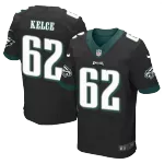 Men Philadelphia Eagles Eagles KELCE #62 Nike Black Vapor Limited Jersey - thejerseys