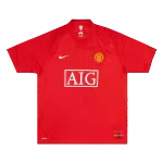 Manchester United Home Retro Soccer Jersey 2007/08 - thejerseys