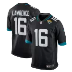 Men Jacksonville Jaguars Trevor Lawrence #16 Nike Black Game Jersey - thejerseys