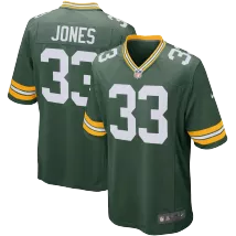 Green Bay Packers Aaron Jones #33 Nike Green Player Game Jersey - thejerseys