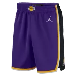Men's Los Angeles Lakers Purple 2020/21 Association Edition Performance Swingman Shorts - thejerseys