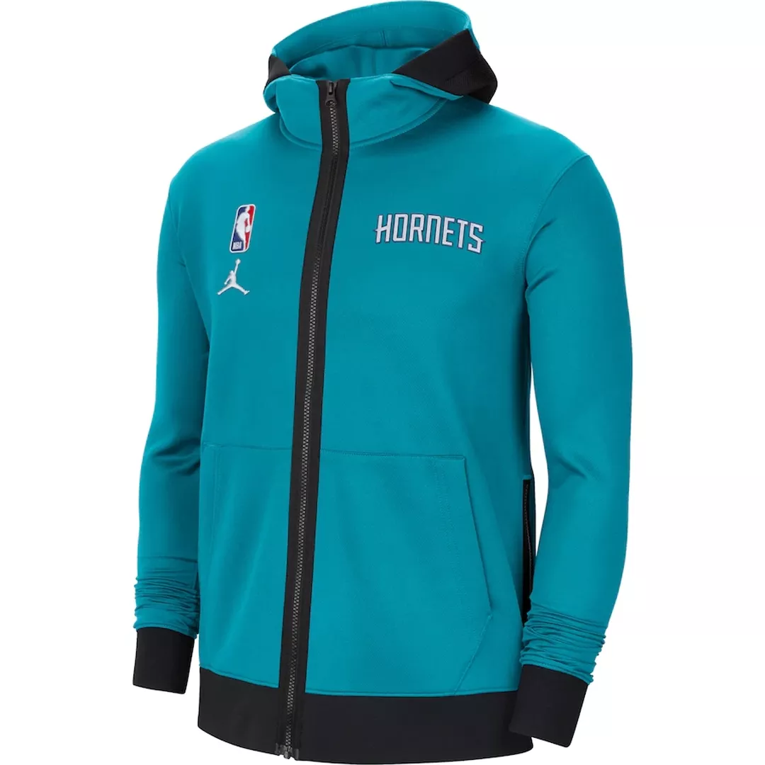 Men's Charlotte Hornets Blue Hoodie Jacket