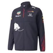 Men's Red Bull Racing Team Black Softshell Jacket - thejerseys