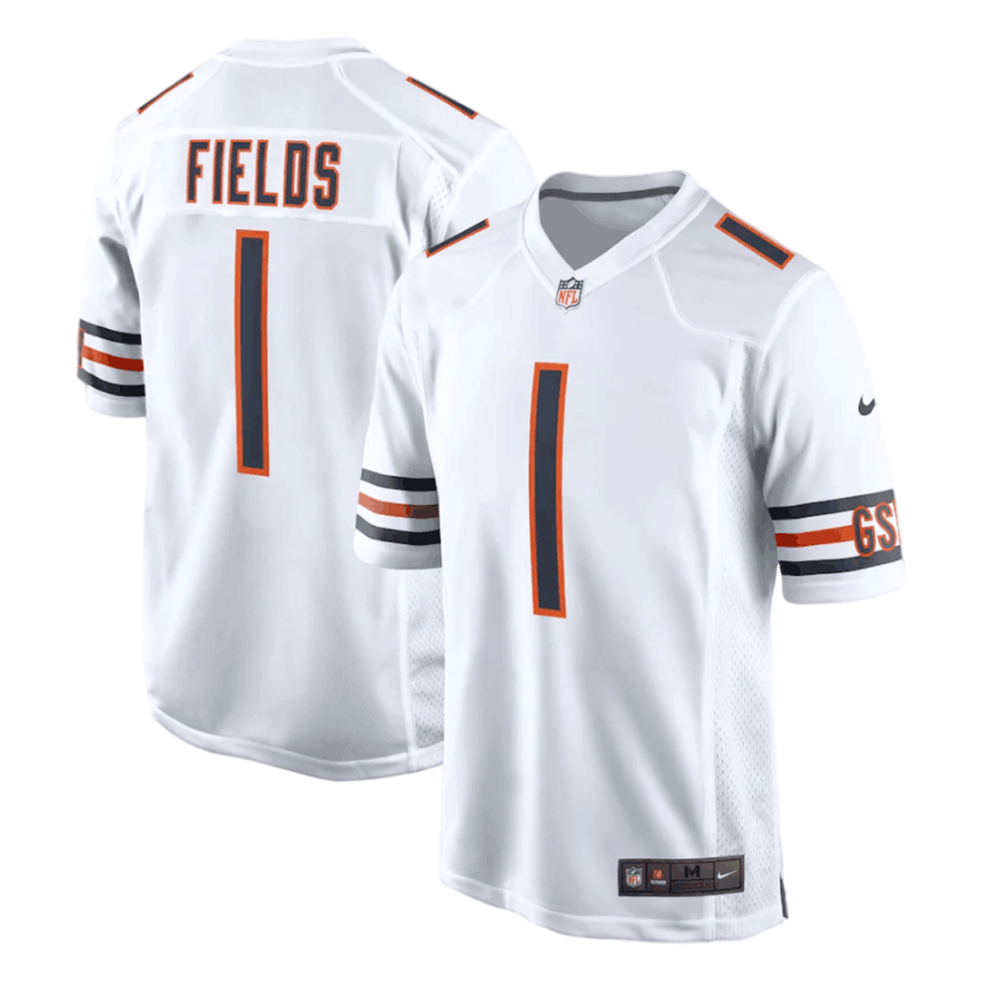 JUSTIN FIELDS CHICAGO BEARS #1 Adult Men's FOOTBALL JERSEY New! XL