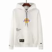 Men's Aape x Los Angeles Lakers White Hoodie - thejerseys
