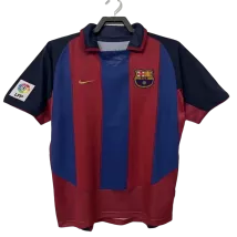 Barcelona Home Retro Soccer Jersey 2003/04 - thejerseys