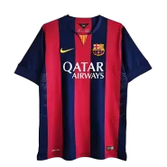 Barcelona Home Retro Soccer Jersey 2014/15 - thejerseys